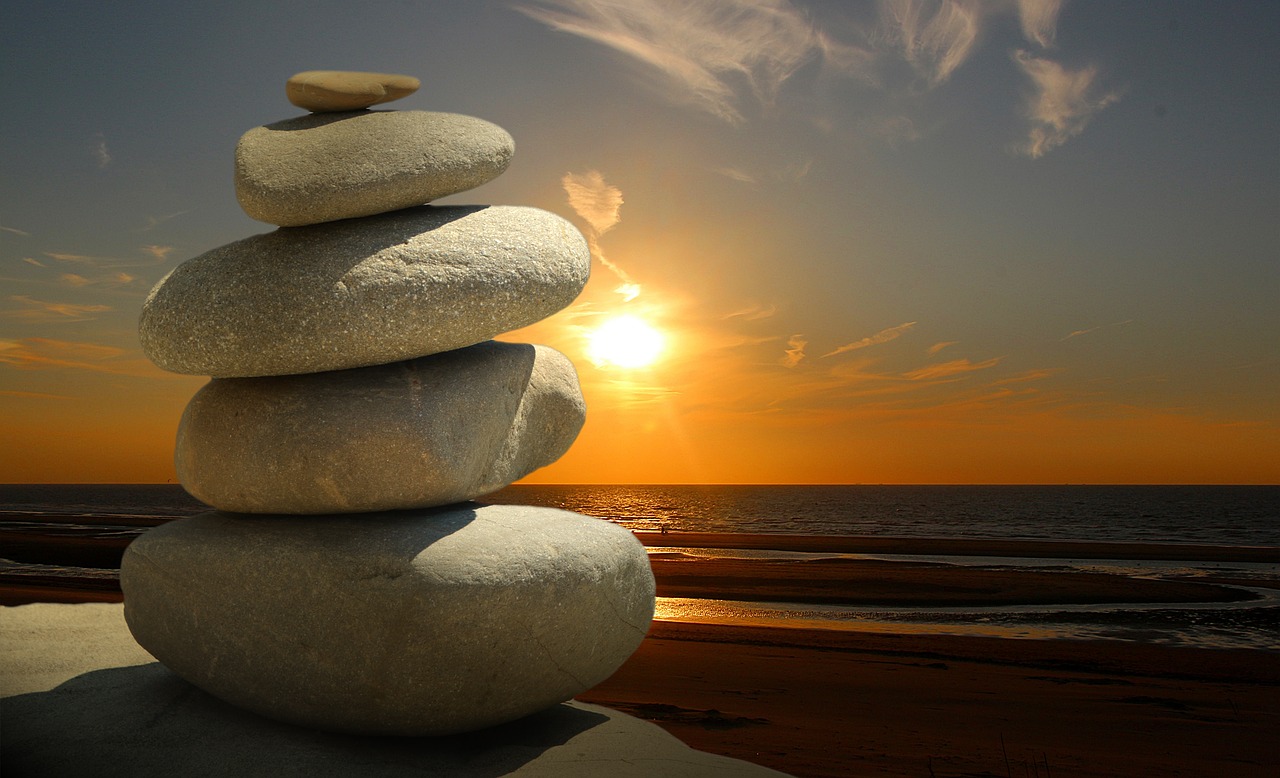 feng shui zen stones free photo