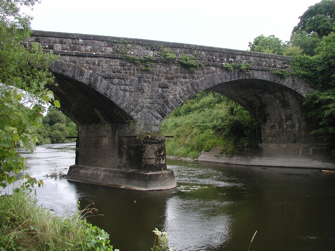 ferbane railway bridge offaly free photo