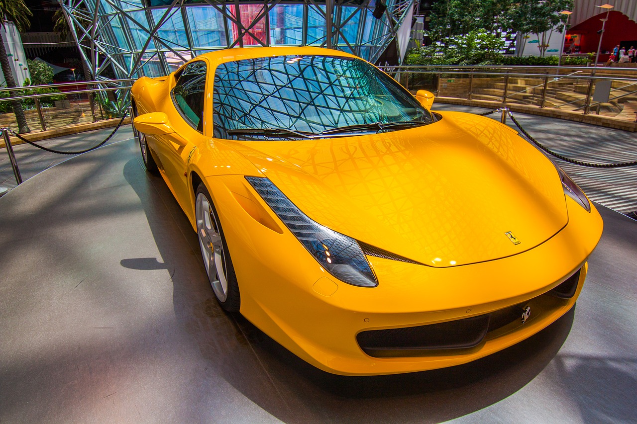 ferrari f458 sports car free photo