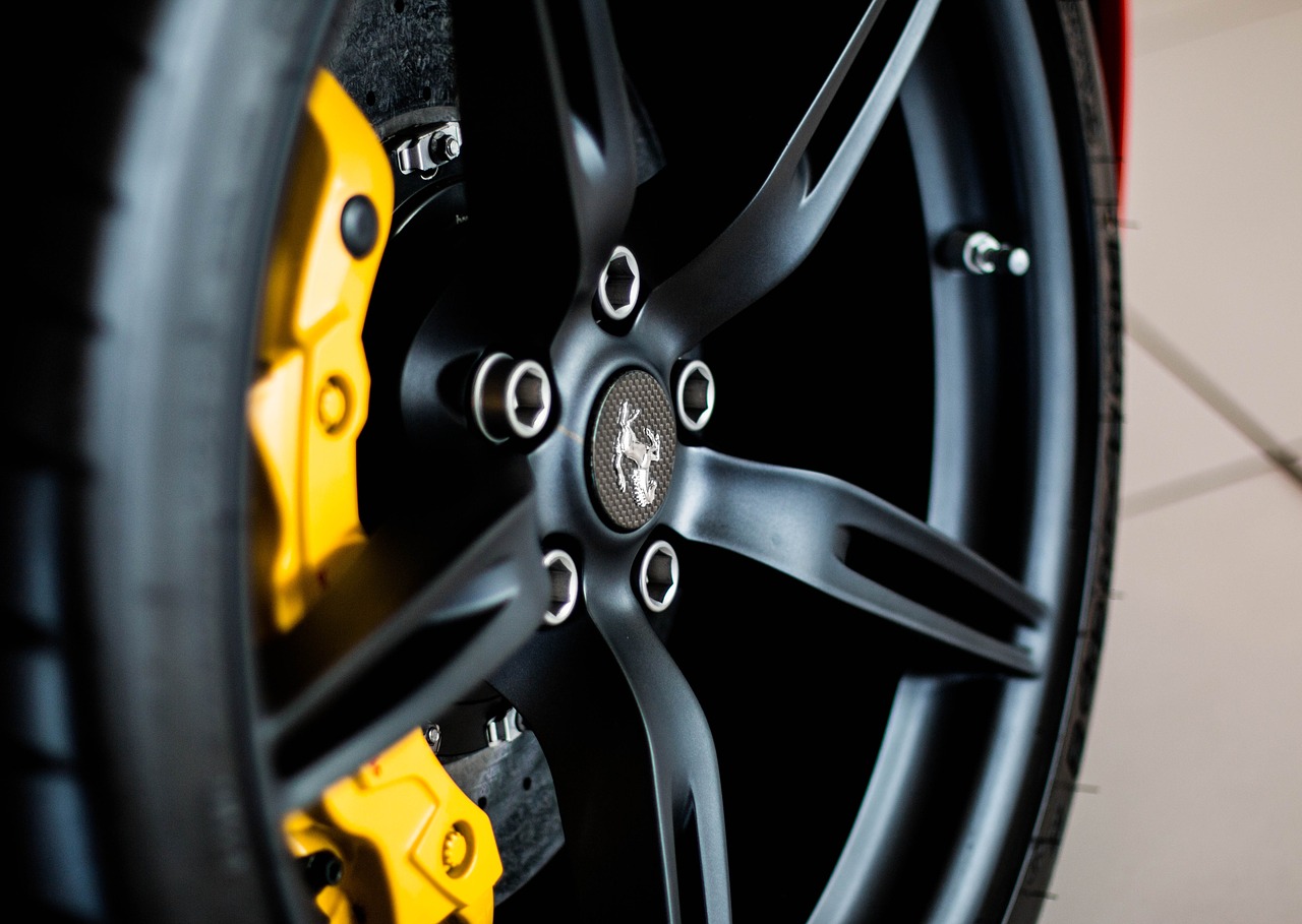 ferrari wheel design free photo