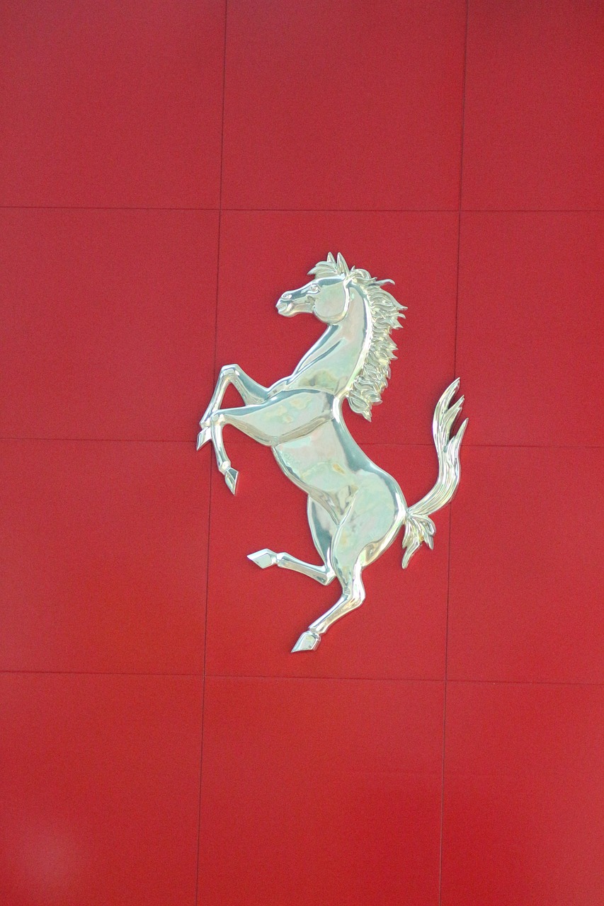 ferrari  emblem  automobile free photo