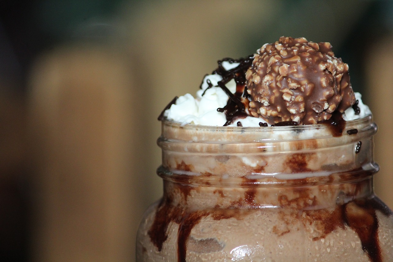 ferrero rocher  chocolate  frappe free photo