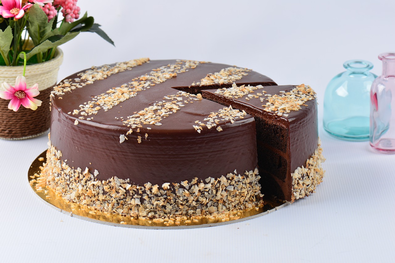 ferrero rocher cake  cake  dessert free photo