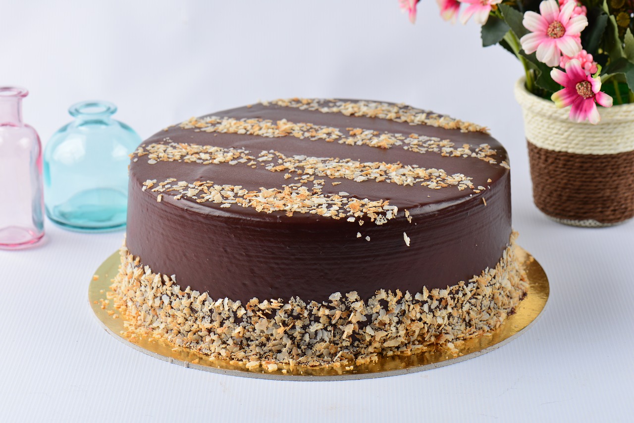 ferrero rocher cake  cake  dessert free photo