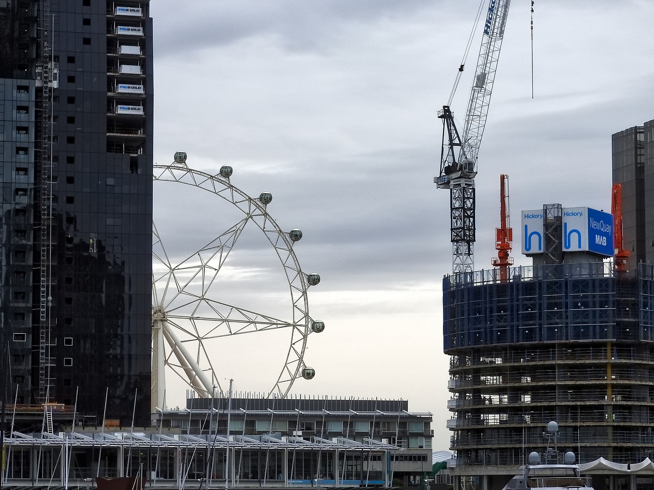 ferris wheel crane free photo