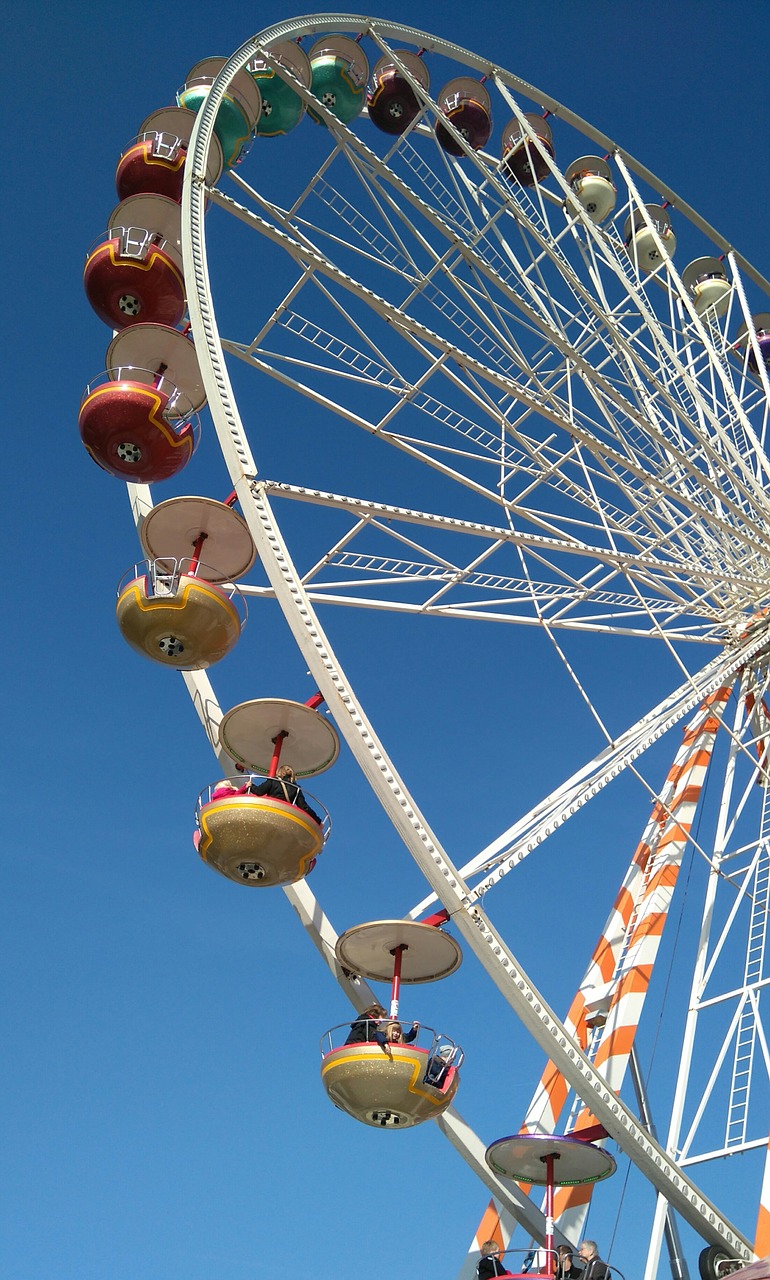 ferris wheel height folk festival free photo