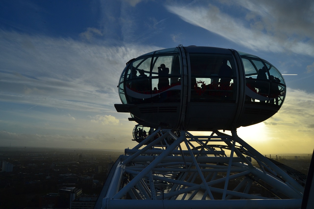 london eye ferris wheel london free photo