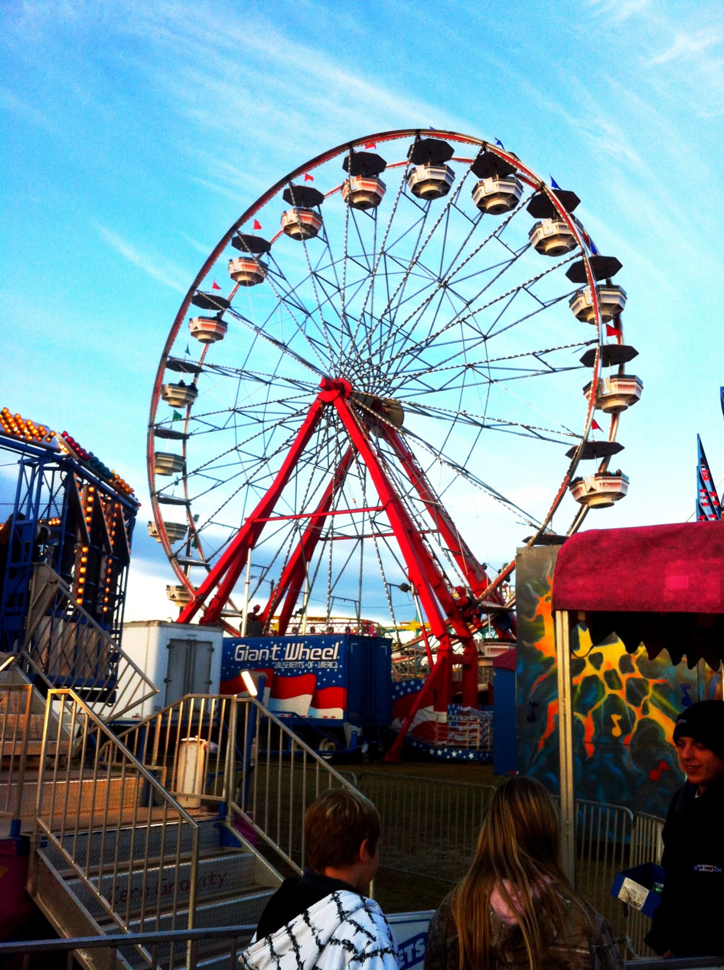 ferris wheel fair color free photo