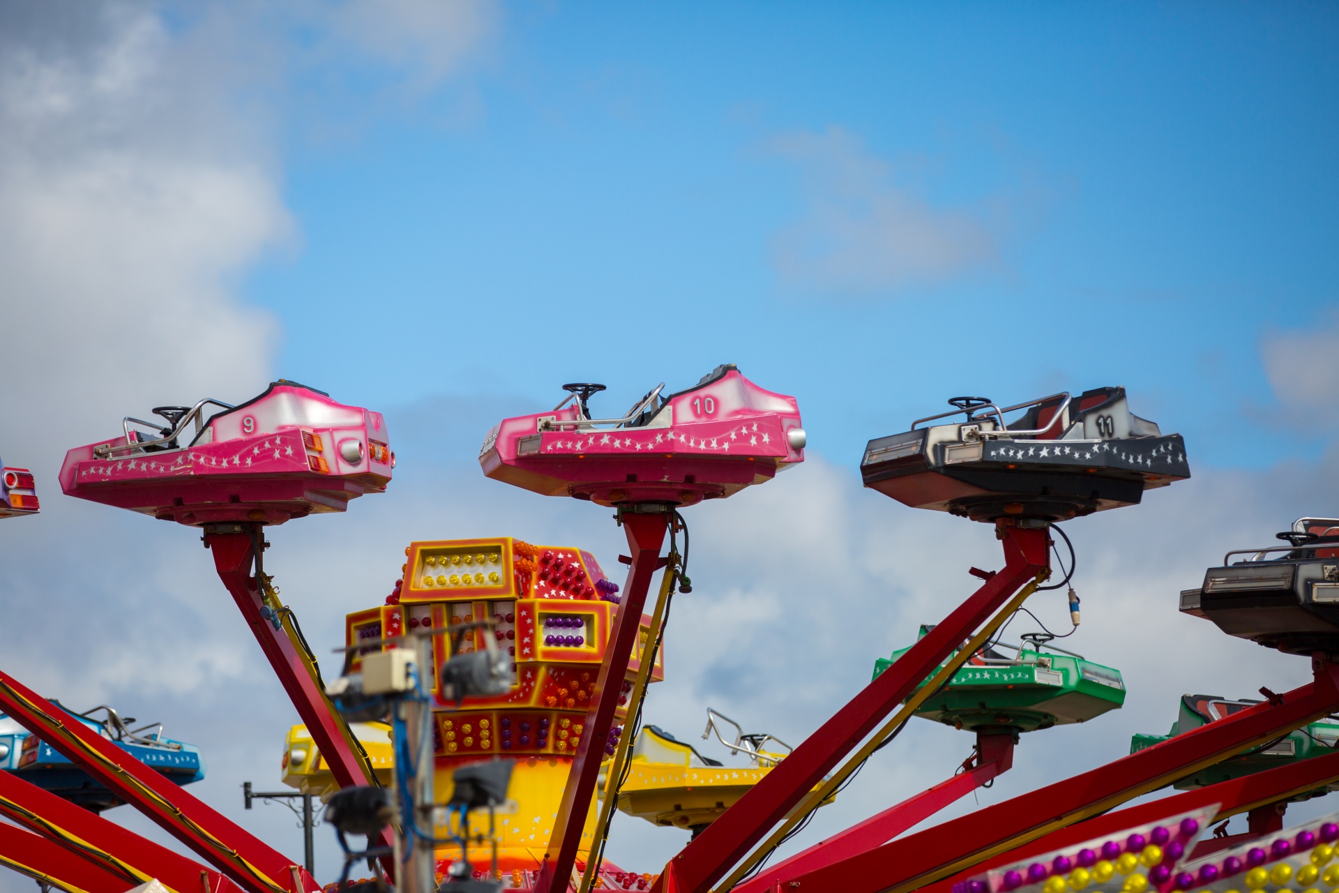 rides fair night free photo