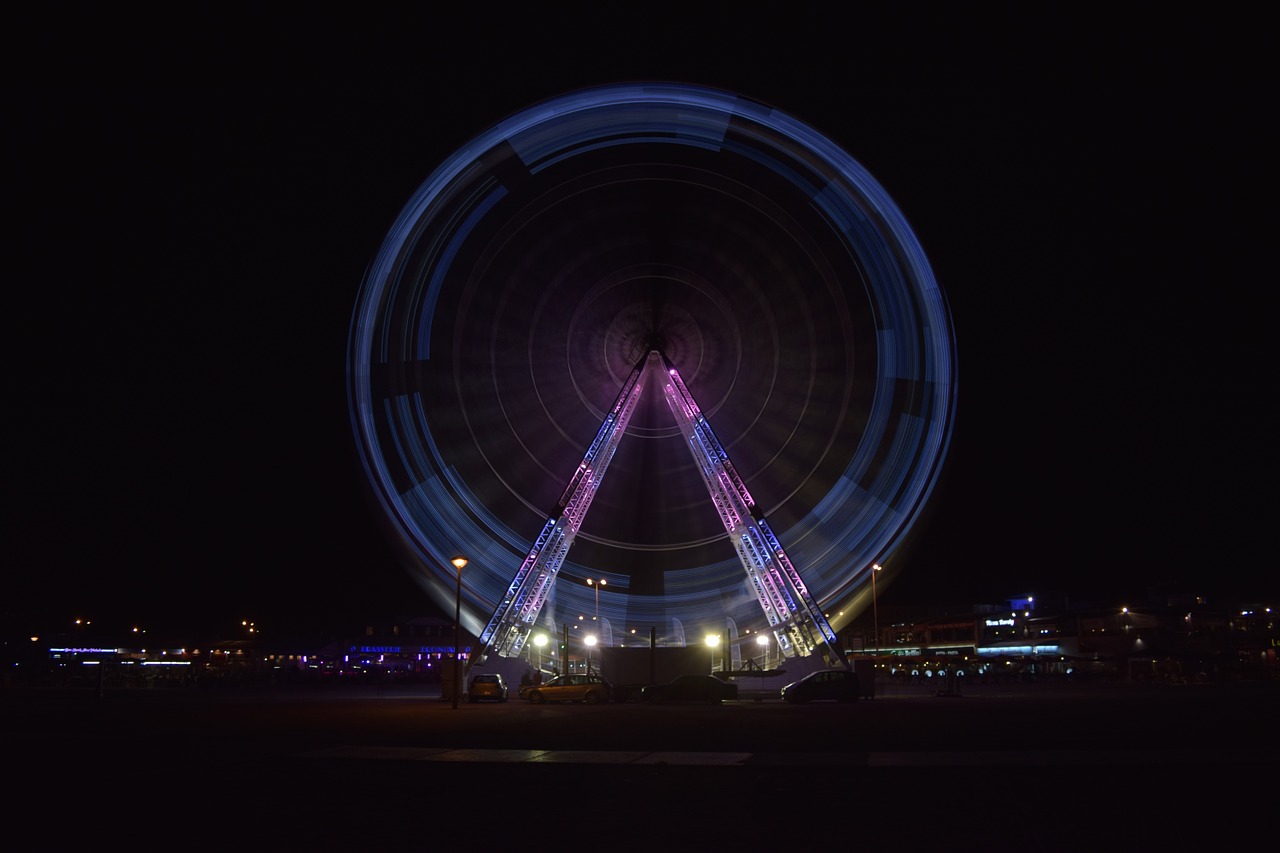 ferris wheel festival marseille free photo