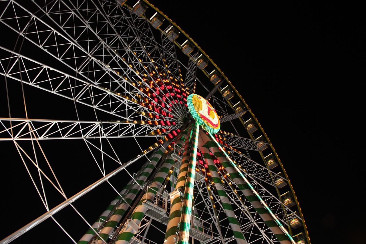 ferris wheel fair folk festival free photo