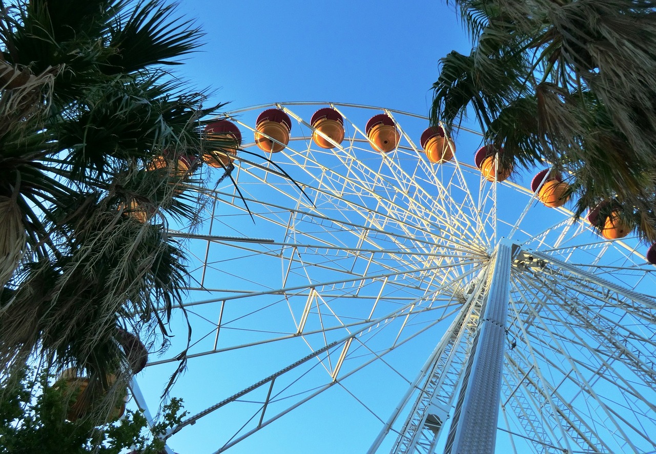 ferris wheel sky carousel free photo