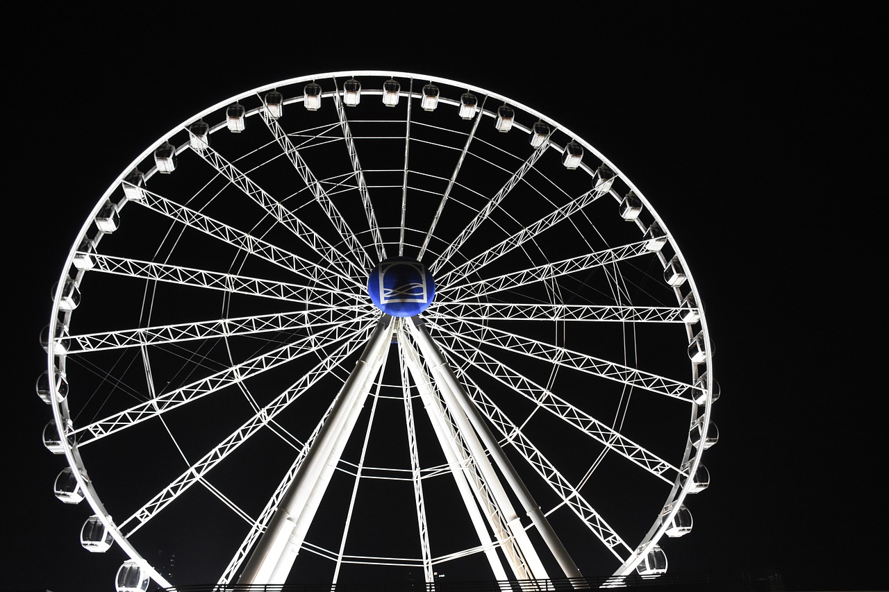 ferris wheel amusement park park free photo