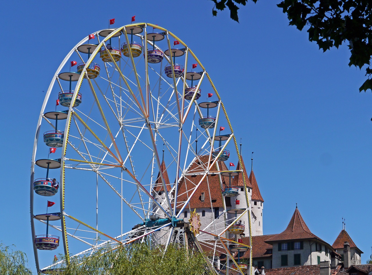 ferris wheel folk festival fair free photo