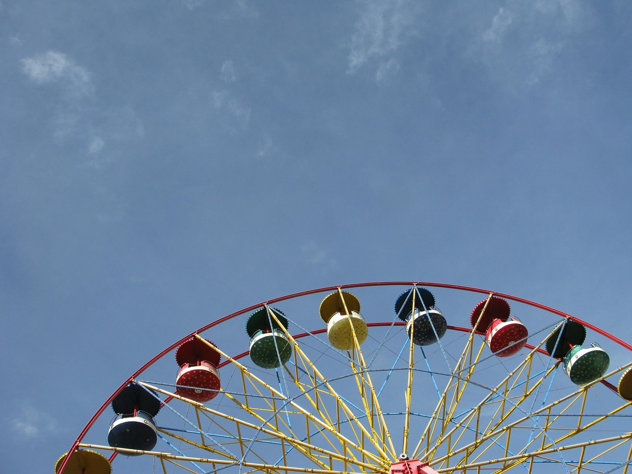 ferris wheel amusement park tivoli free photo