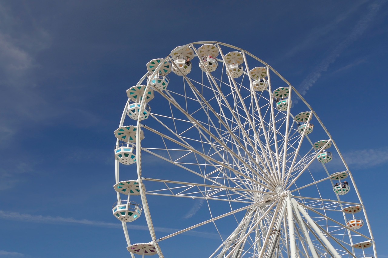 ferris wheel year market folk festival free photo