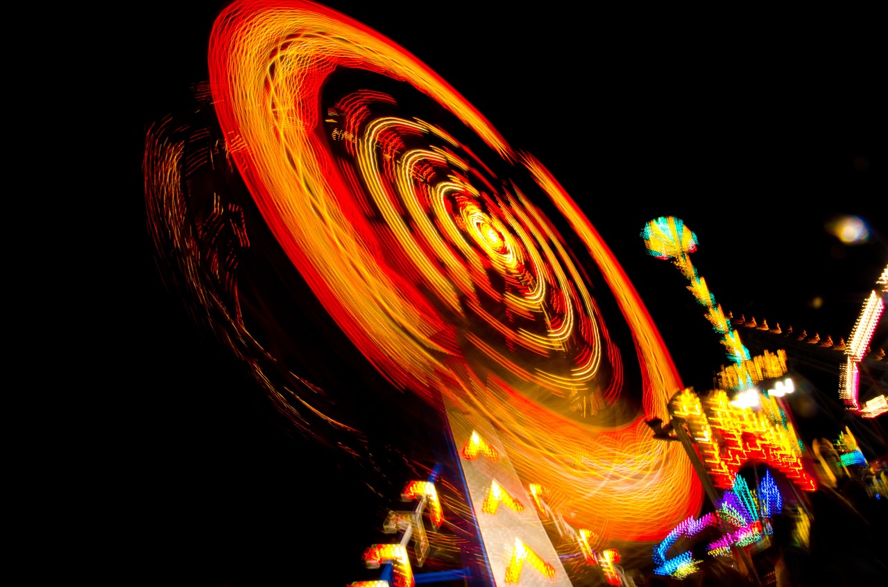 ferris wheel amusement park architecture free photo