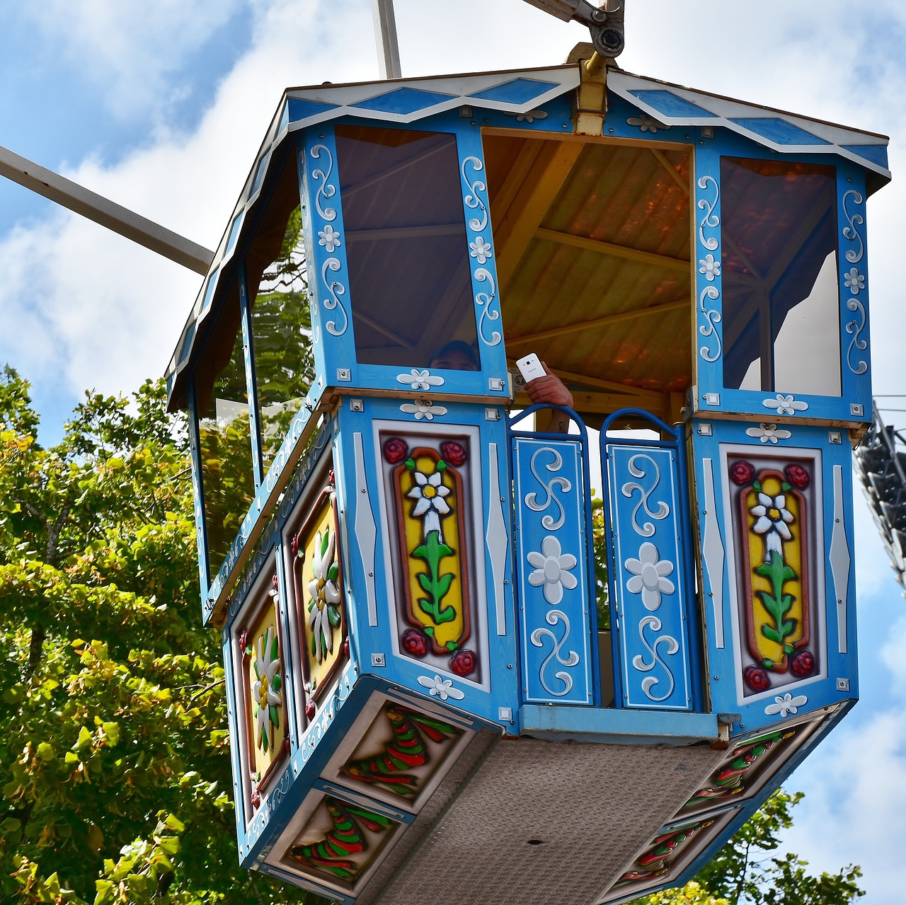 ferris wheel gondolas ride free photo