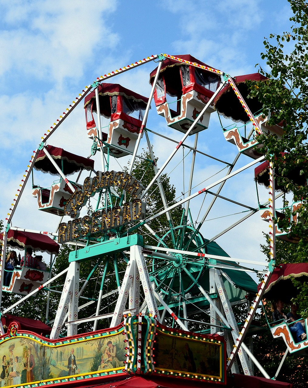 ferris wheel carousel historically free photo