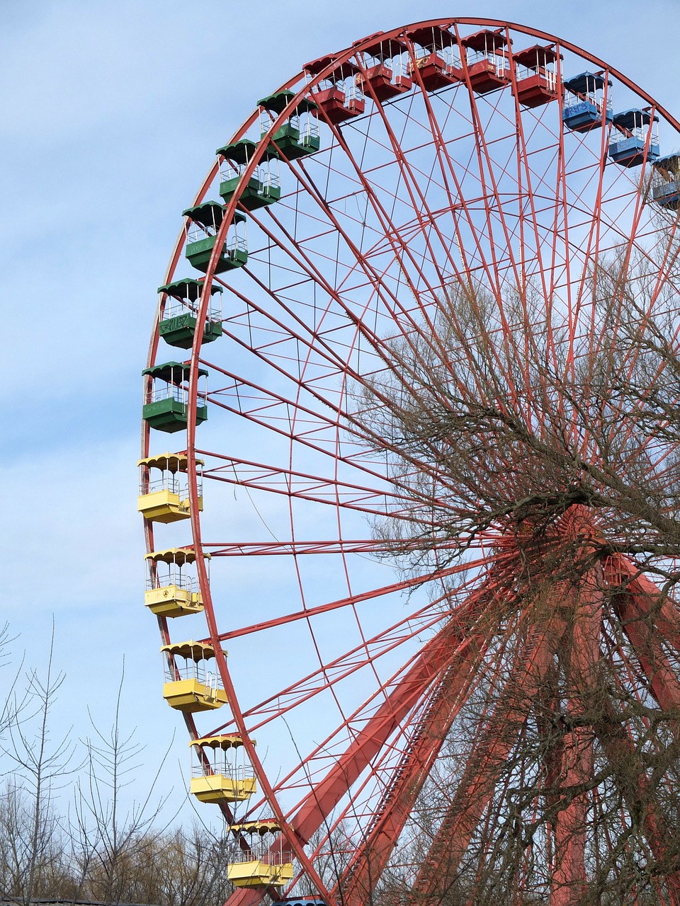 ferris wheel old berlin free photo