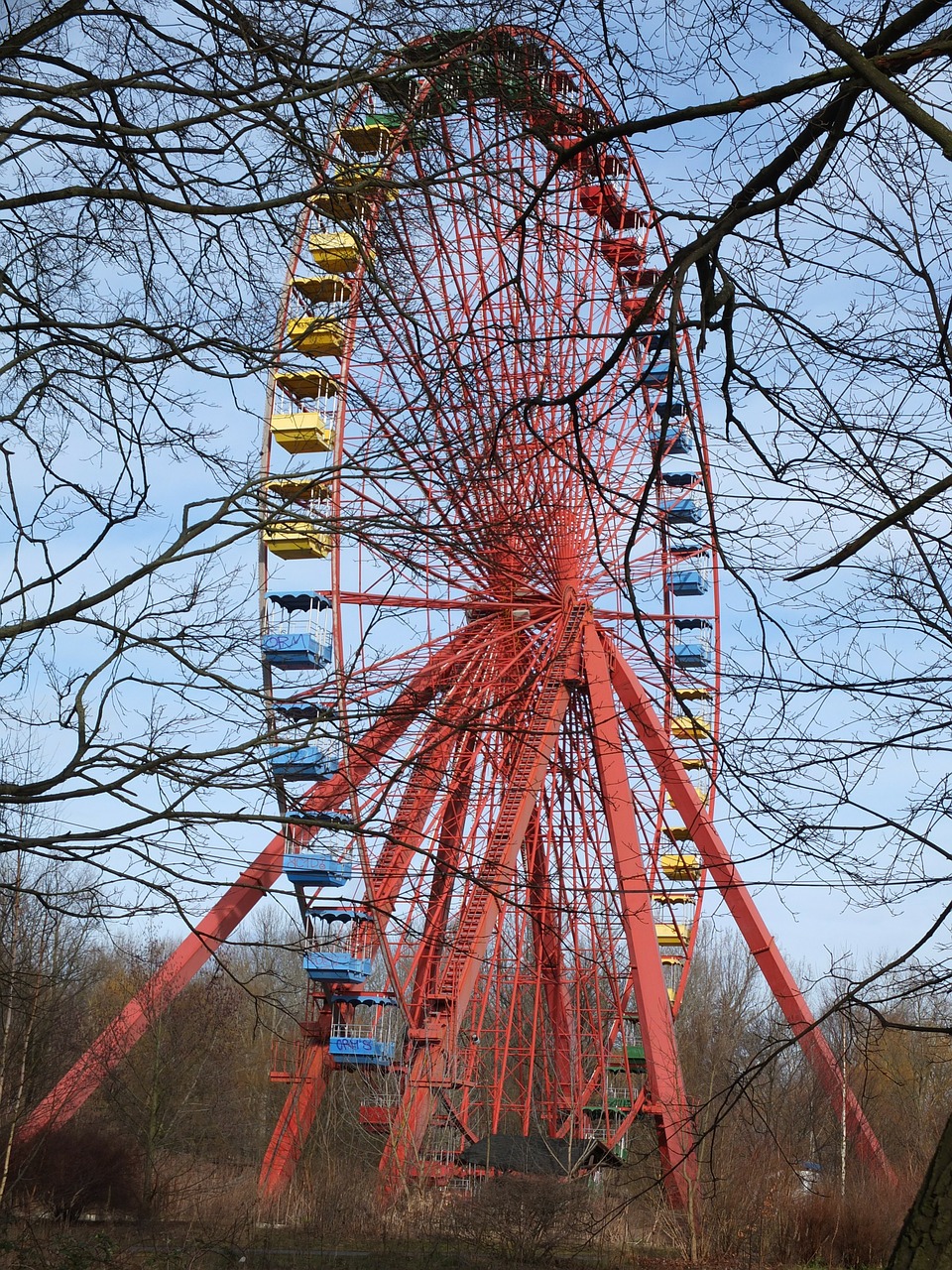 ferris wheel old berlin free photo