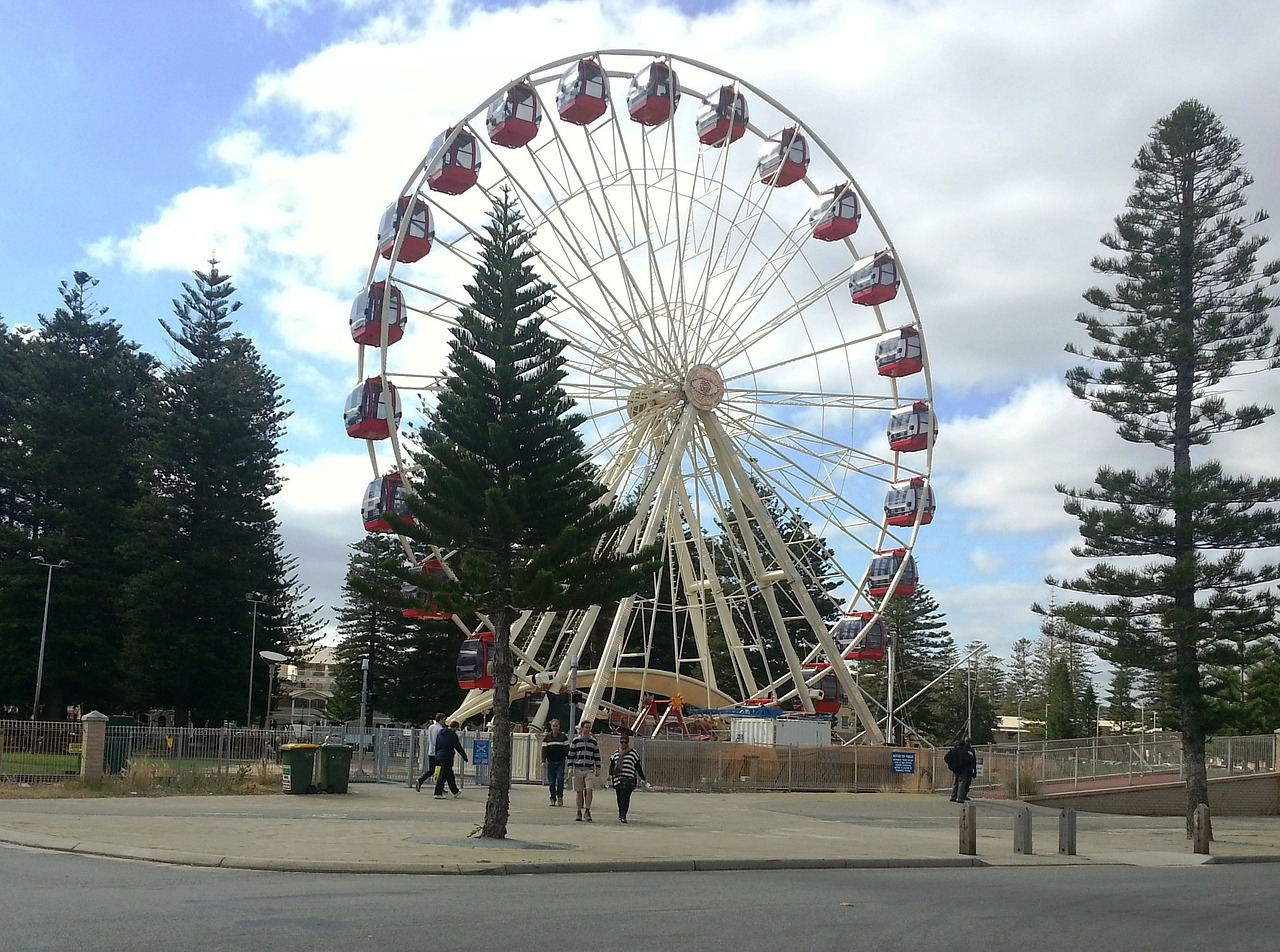 ferris wheel fremantle western australia free photo