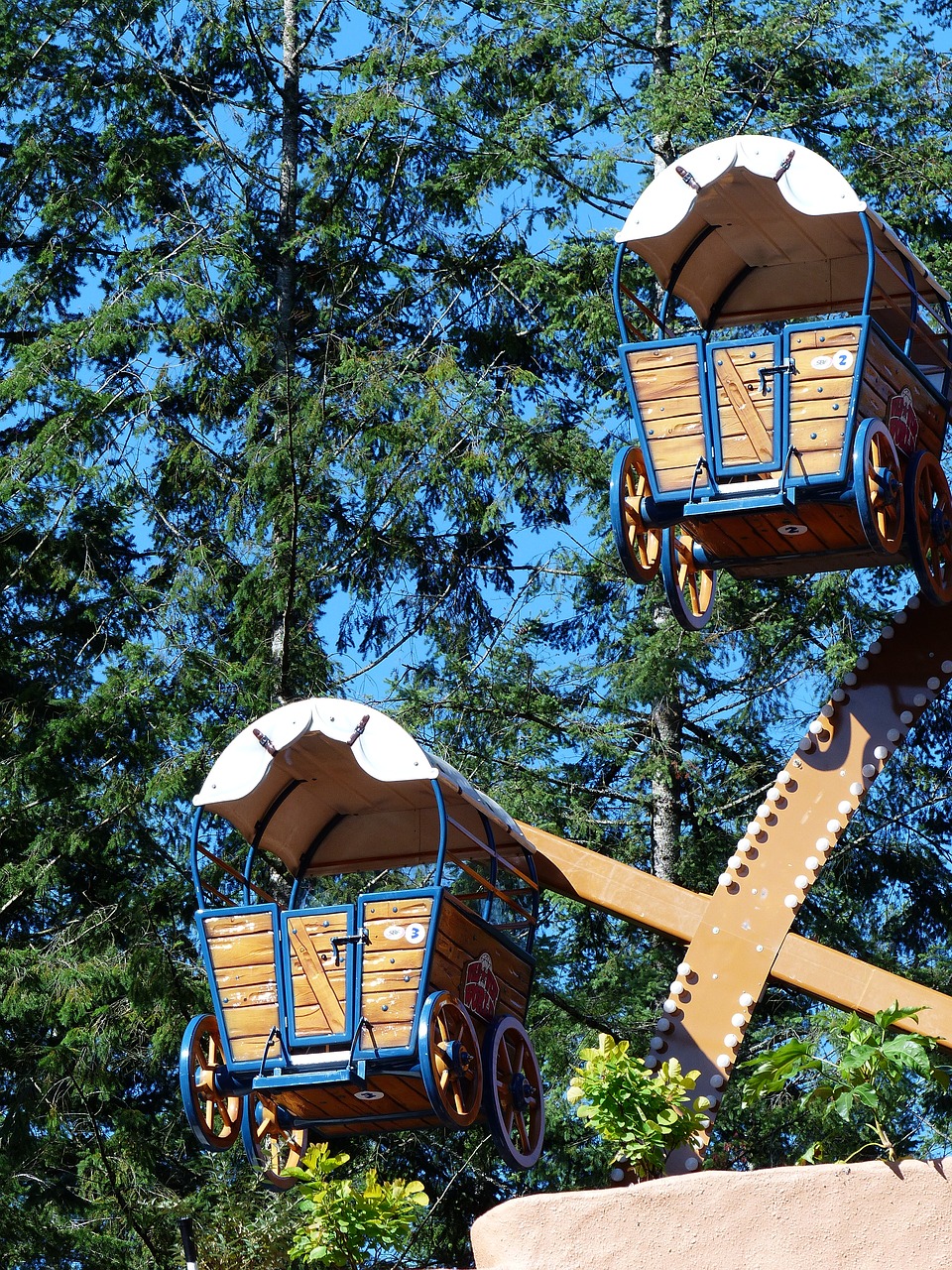 ferris wheel fun park entertaining free photo