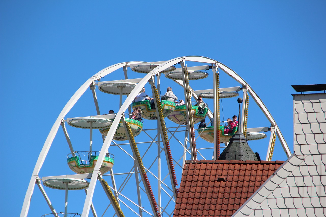 ferris wheel wheel city free photo