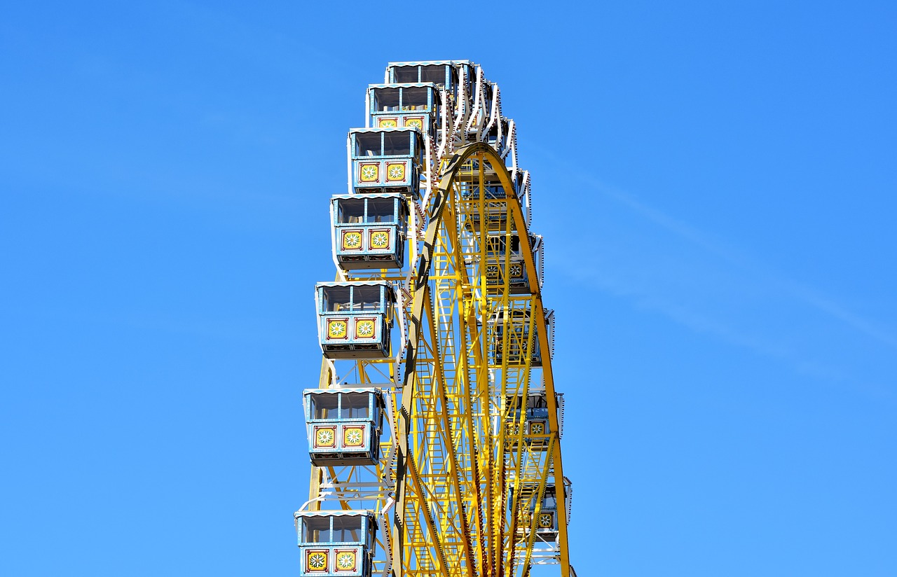 ferris wheel  fair  oktoberfest free photo