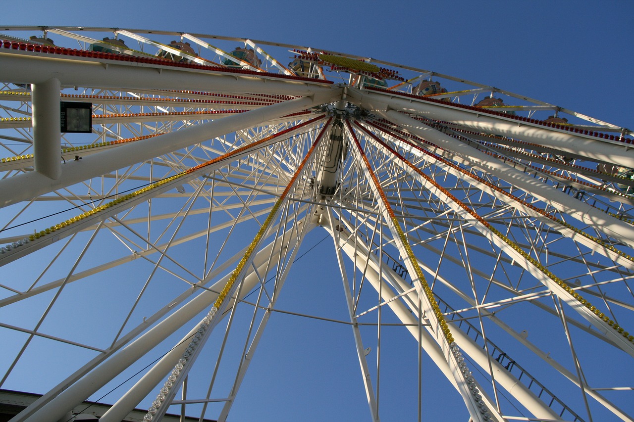 ferris wheel  hamburg  dom free photo