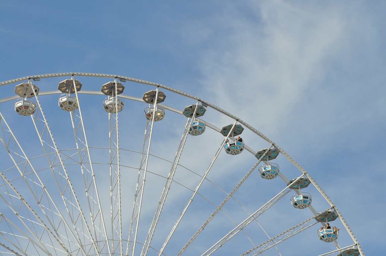 ferris wheel big wheel amusement park free photo