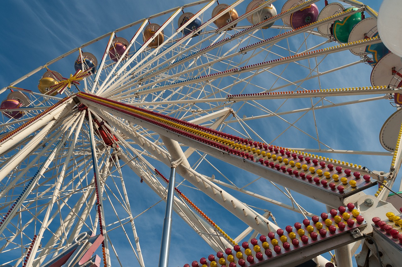 ferris wheel  county fair  summer free photo