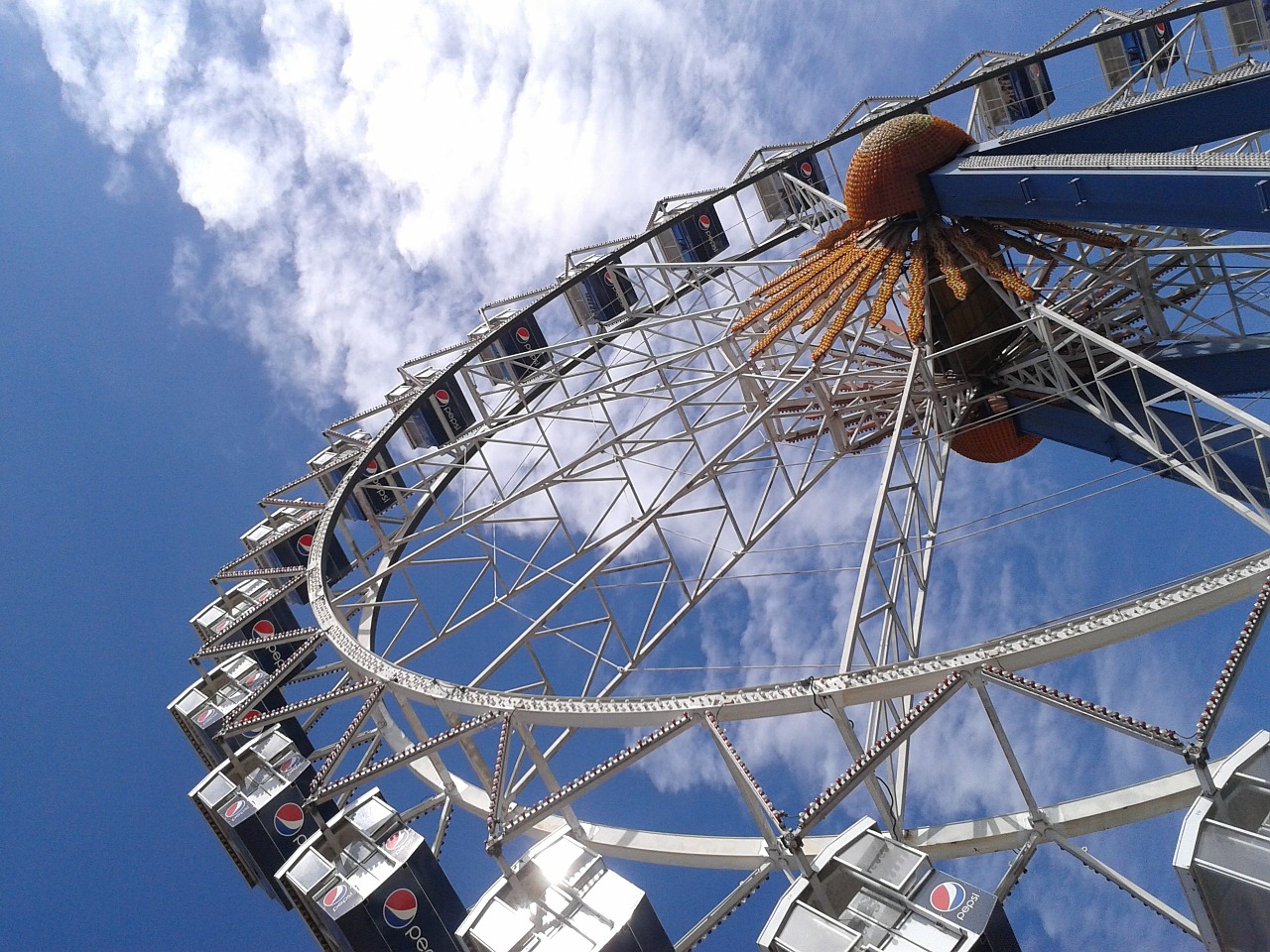 ferris wheel park fun free photo