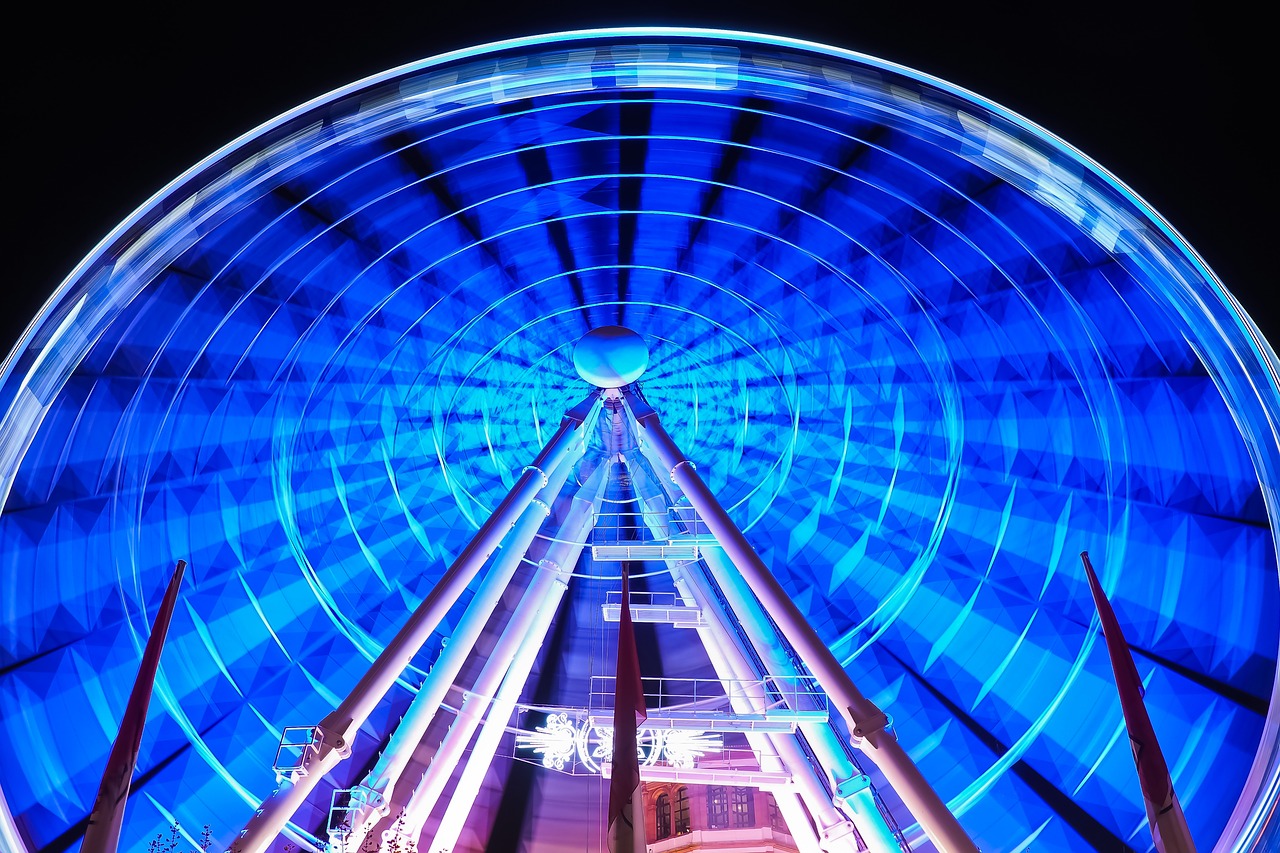 ferris wheel  ride  carnies free photo