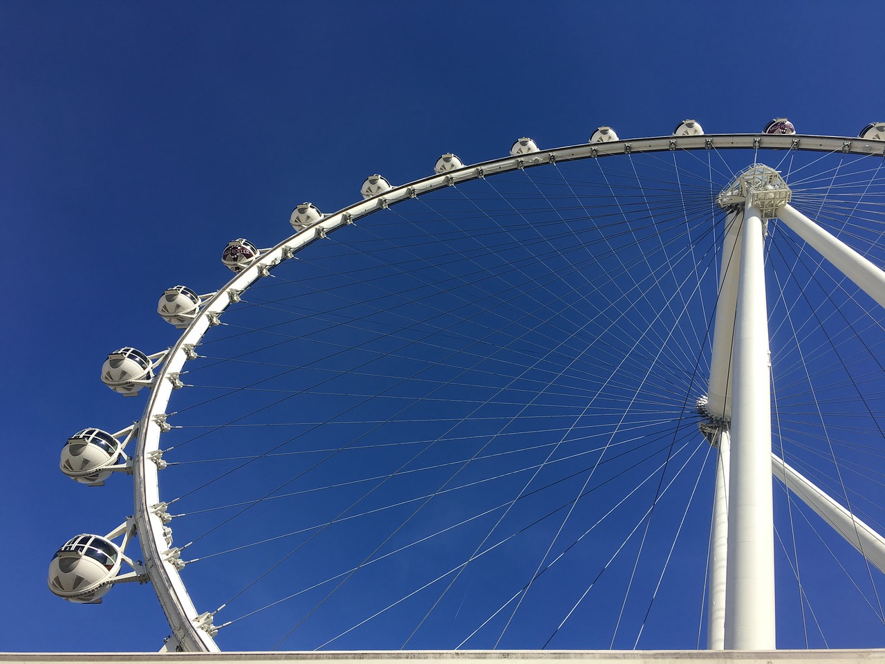 ferris wheel  sky  las vegas free photo