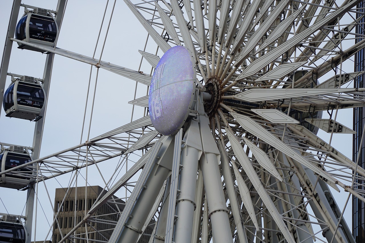 ferris wheel  ride  atlanta free photo