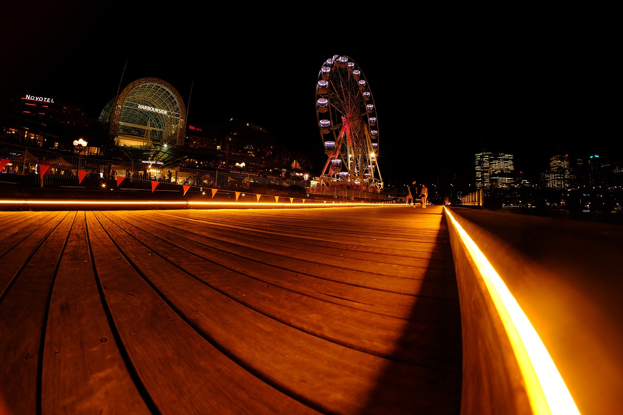 ferris wheel  darling harbour  star of the show ferris wheel free photo