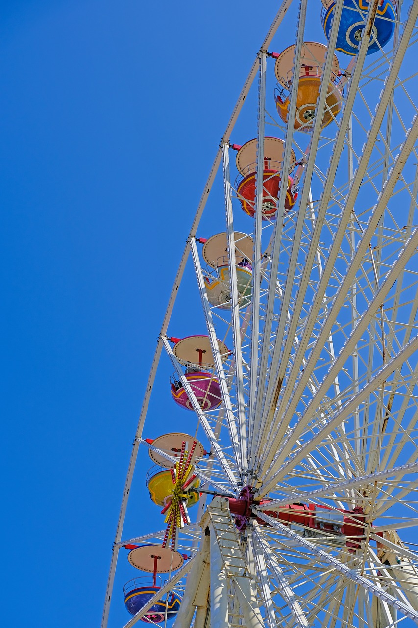 ferris wheel  fun  high free photo