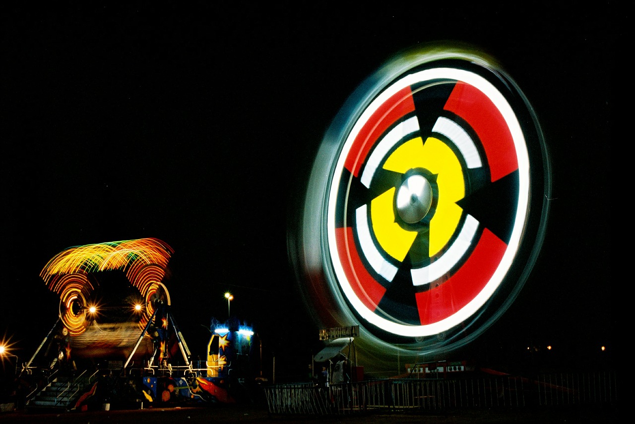 ferris wheel park fun free photo