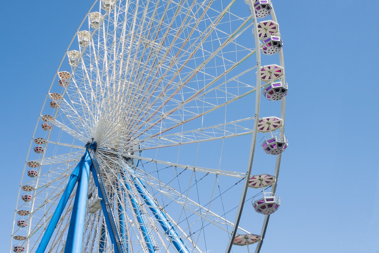 ferris wheel year market fair free photo