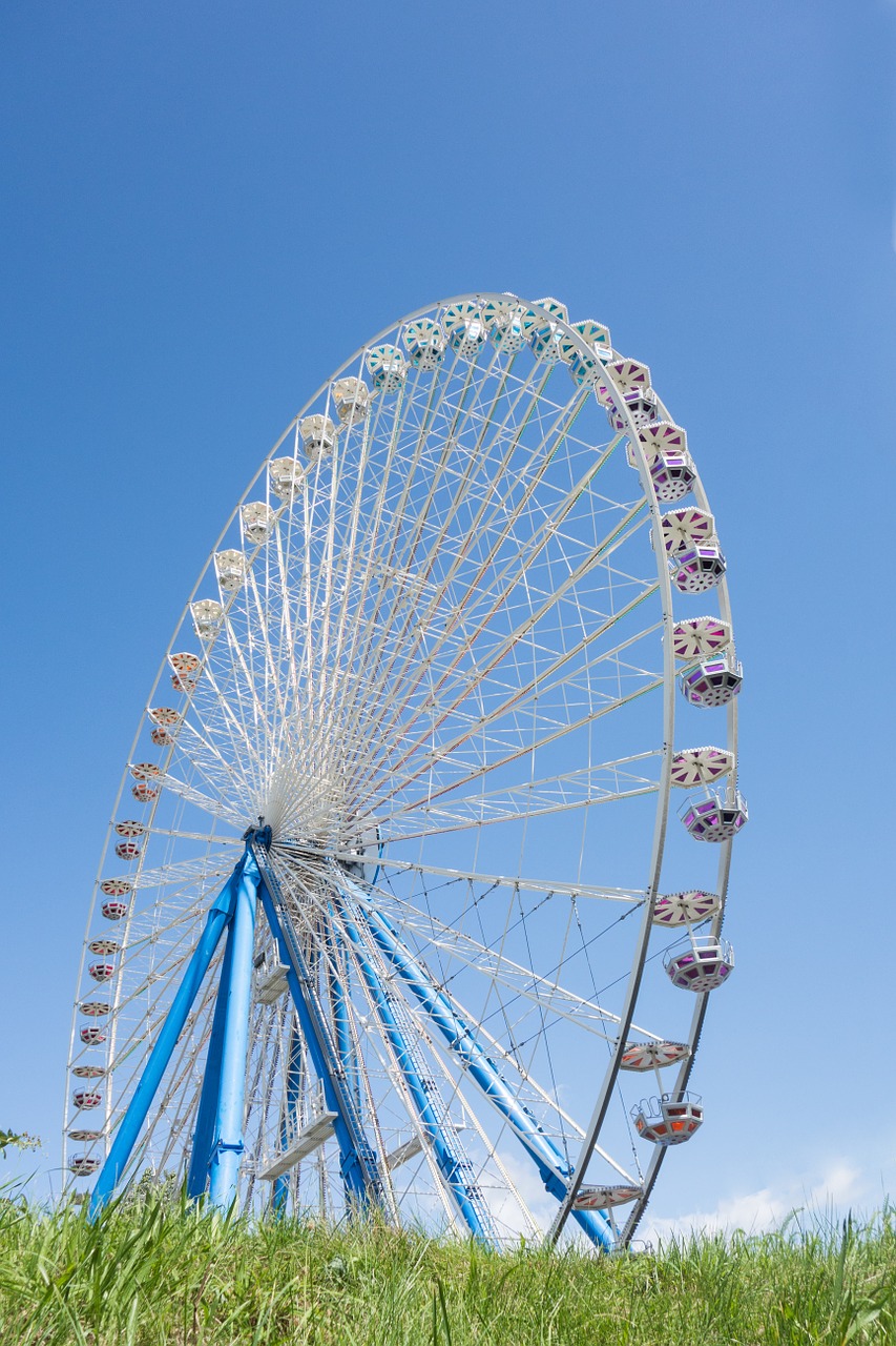 ferris wheel year market fair free photo