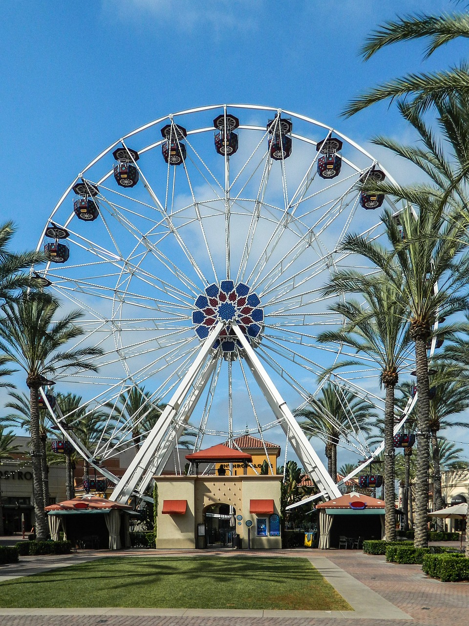 ferris wheel giant wheel park free photo