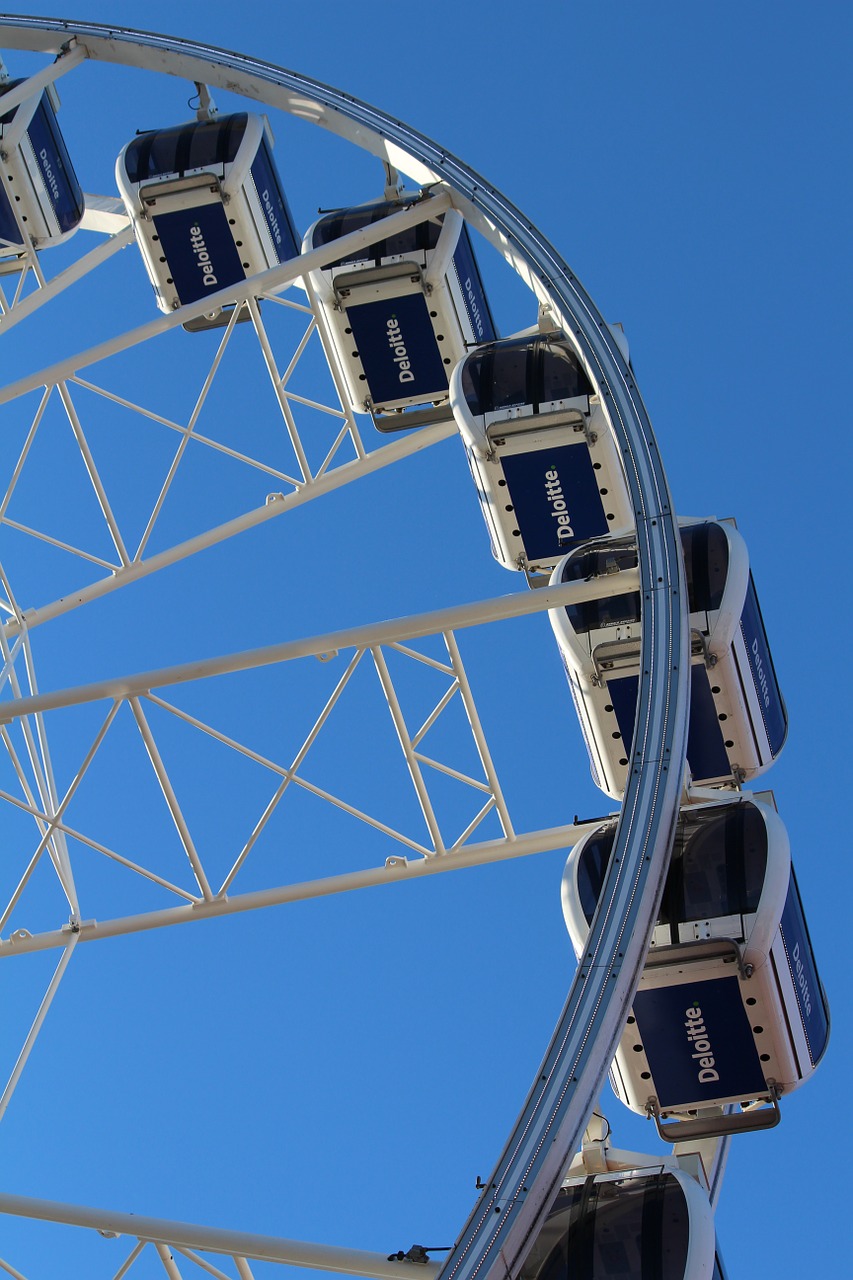 ferris wheel gondolas ride free photo