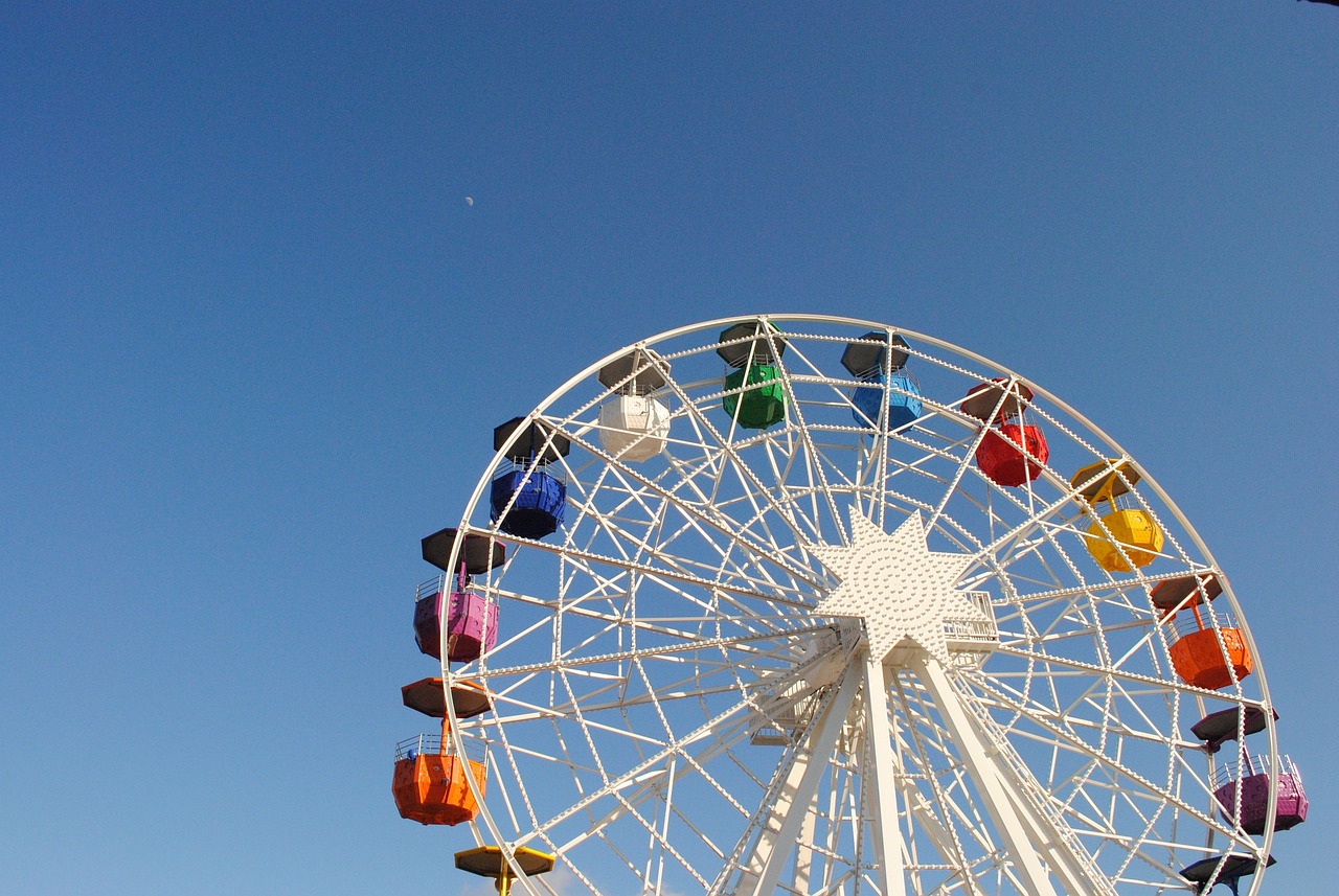 ferris wheel amusement park ride free photo