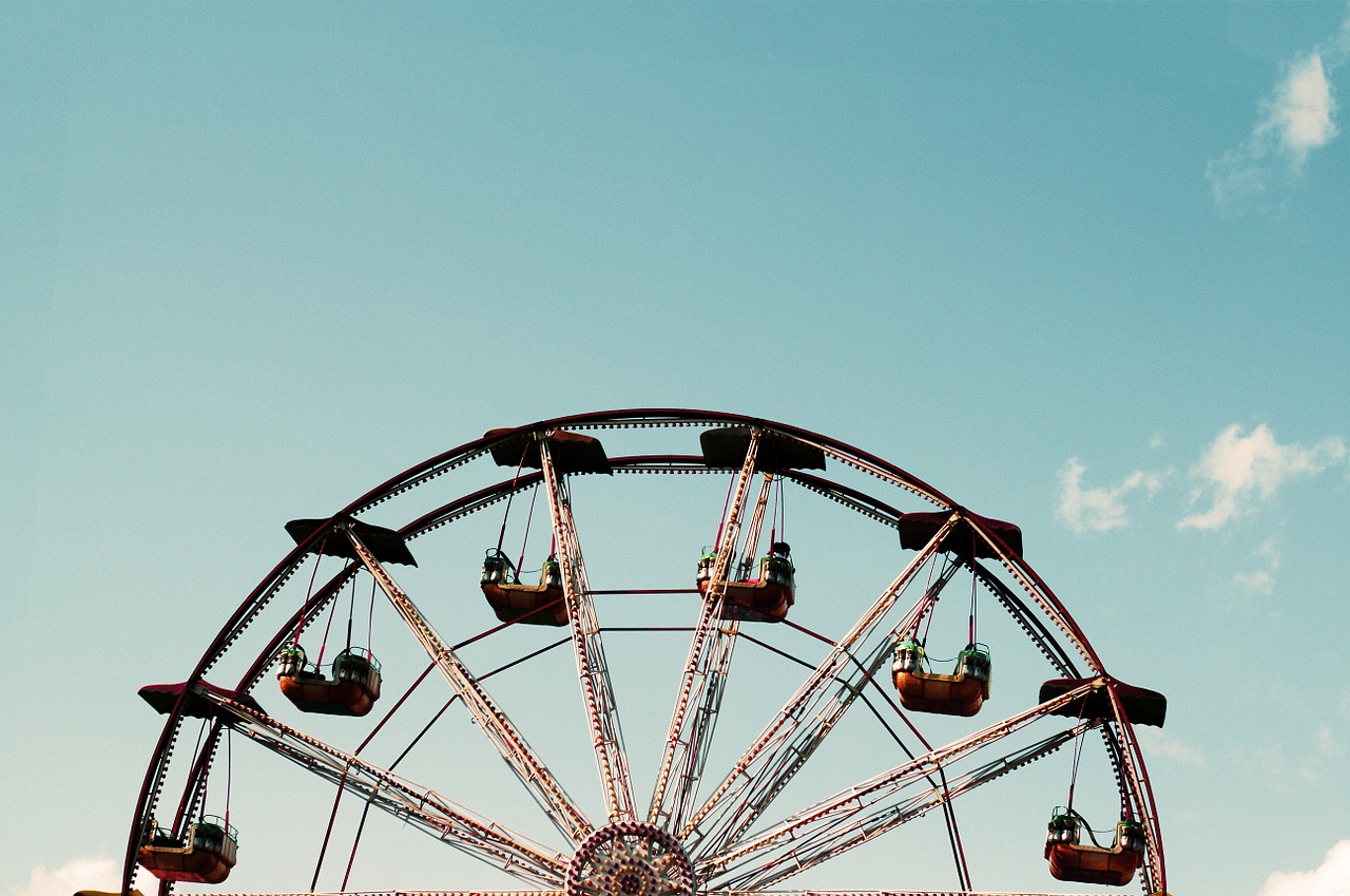 ferris wheel amusement park wheel free photo
