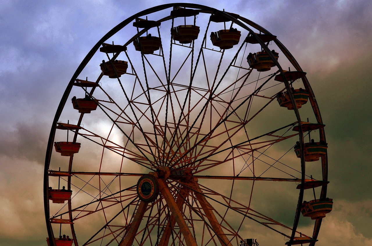 ferris wheel fair amusement free photo