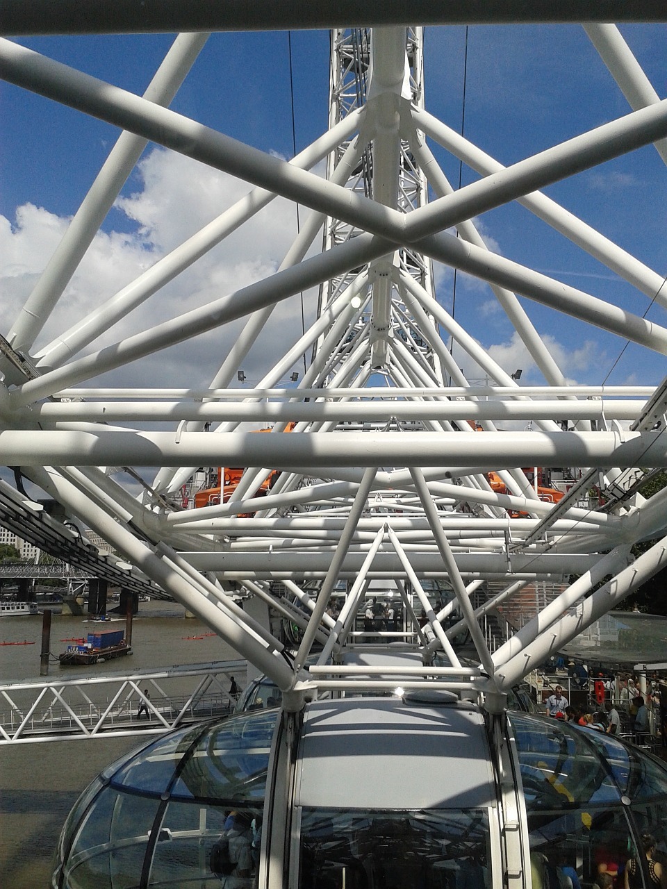 ferris wheel london summer free photo