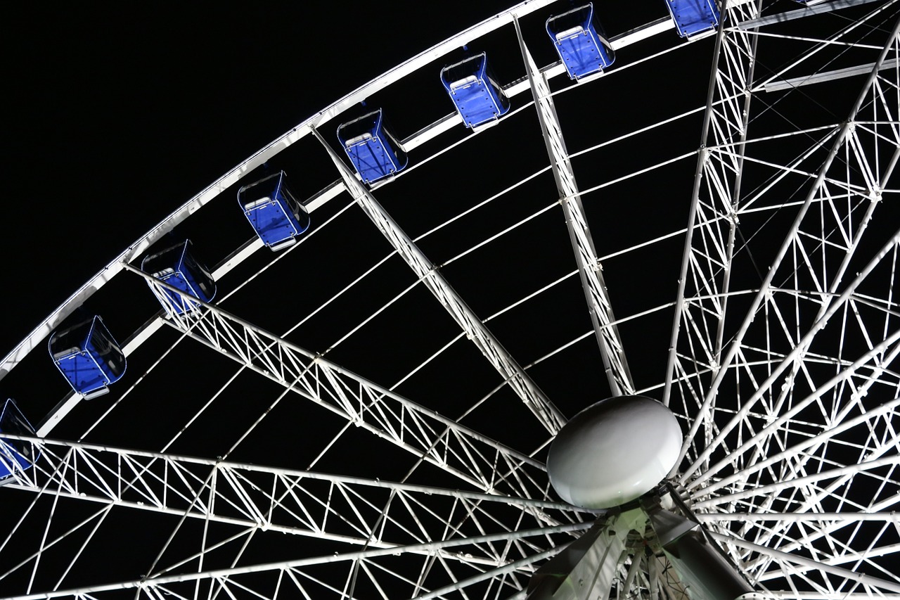 ferris wheel folk festival ride free photo