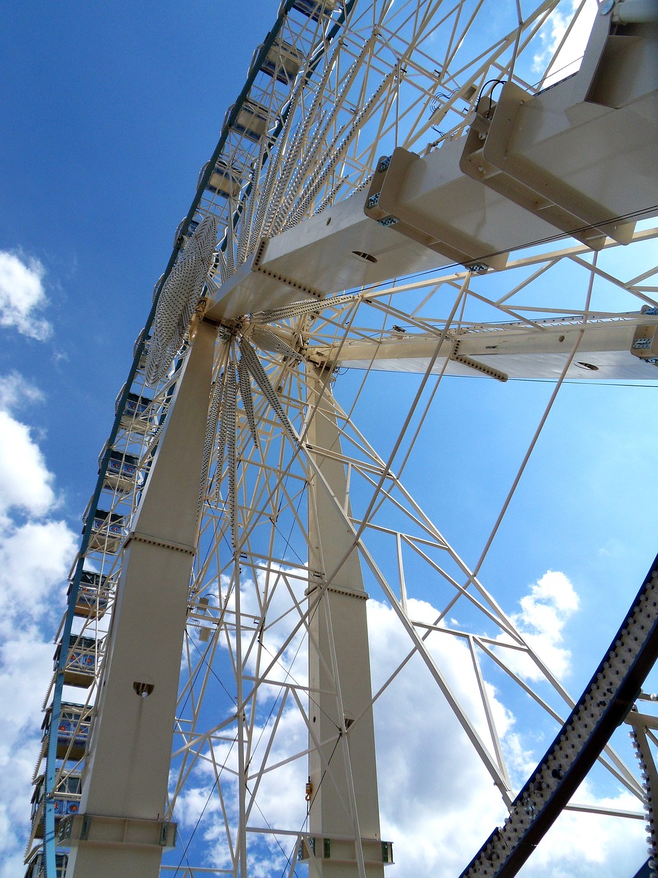 ferris wheel amusement park leisure free photo
