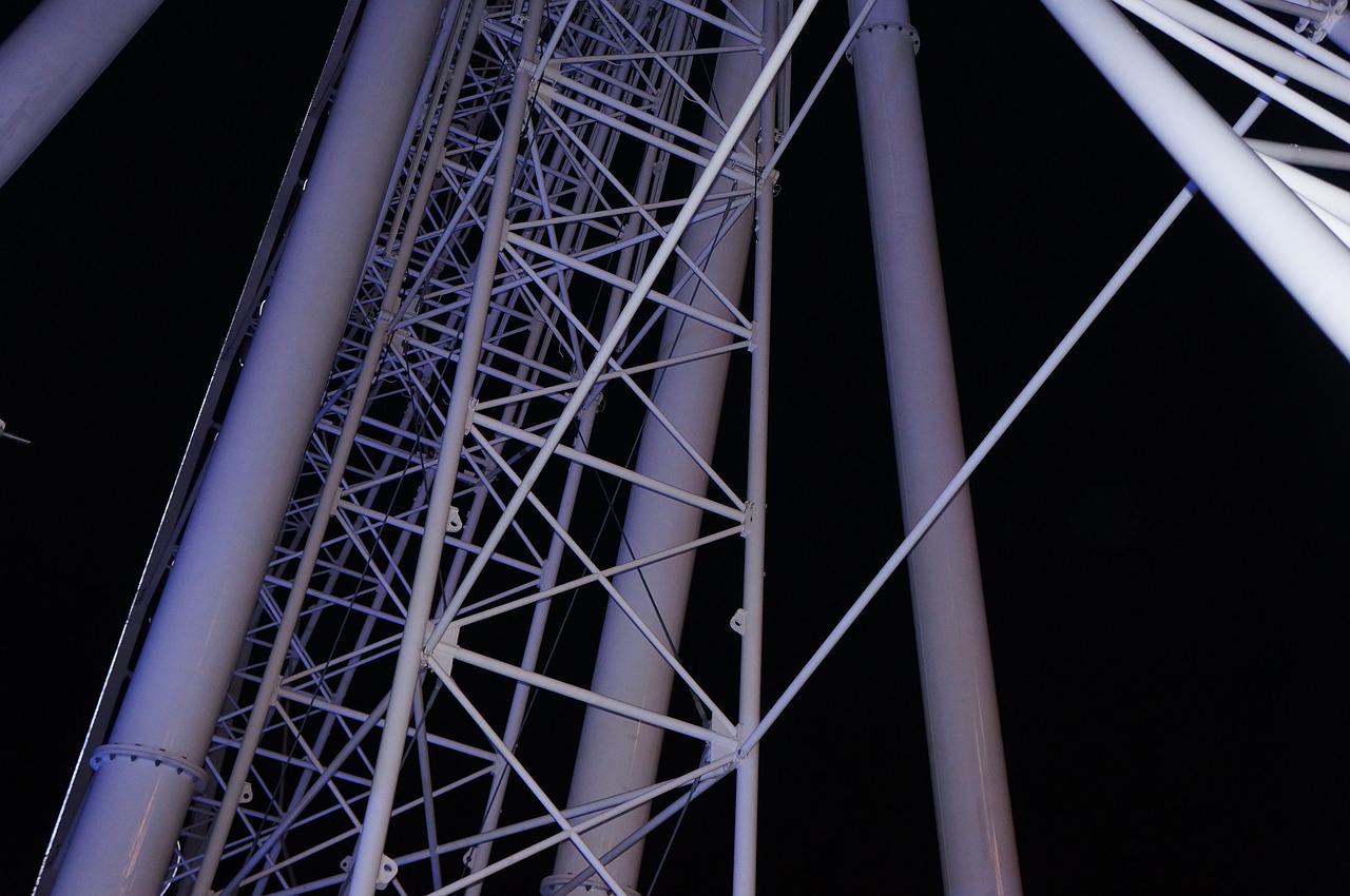 ferris wheel fire thailand free photo